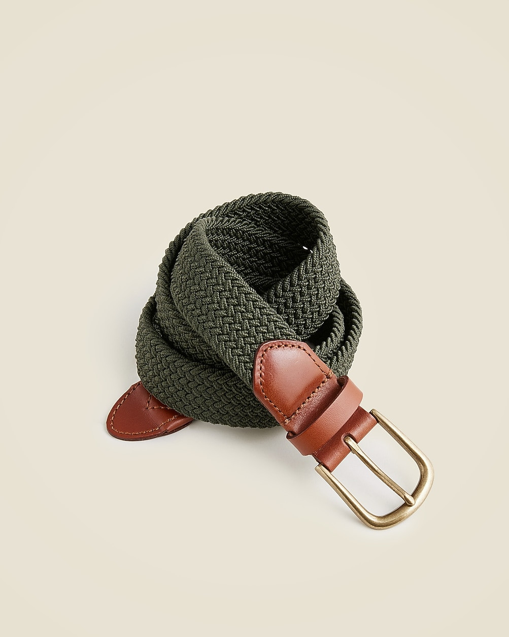 Woven elastic belt with round buckle | J. Crew US