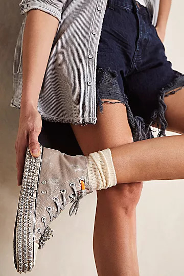 Cruise Studded Hi Top Sneakers | Free People (Global - UK&FR Excluded)