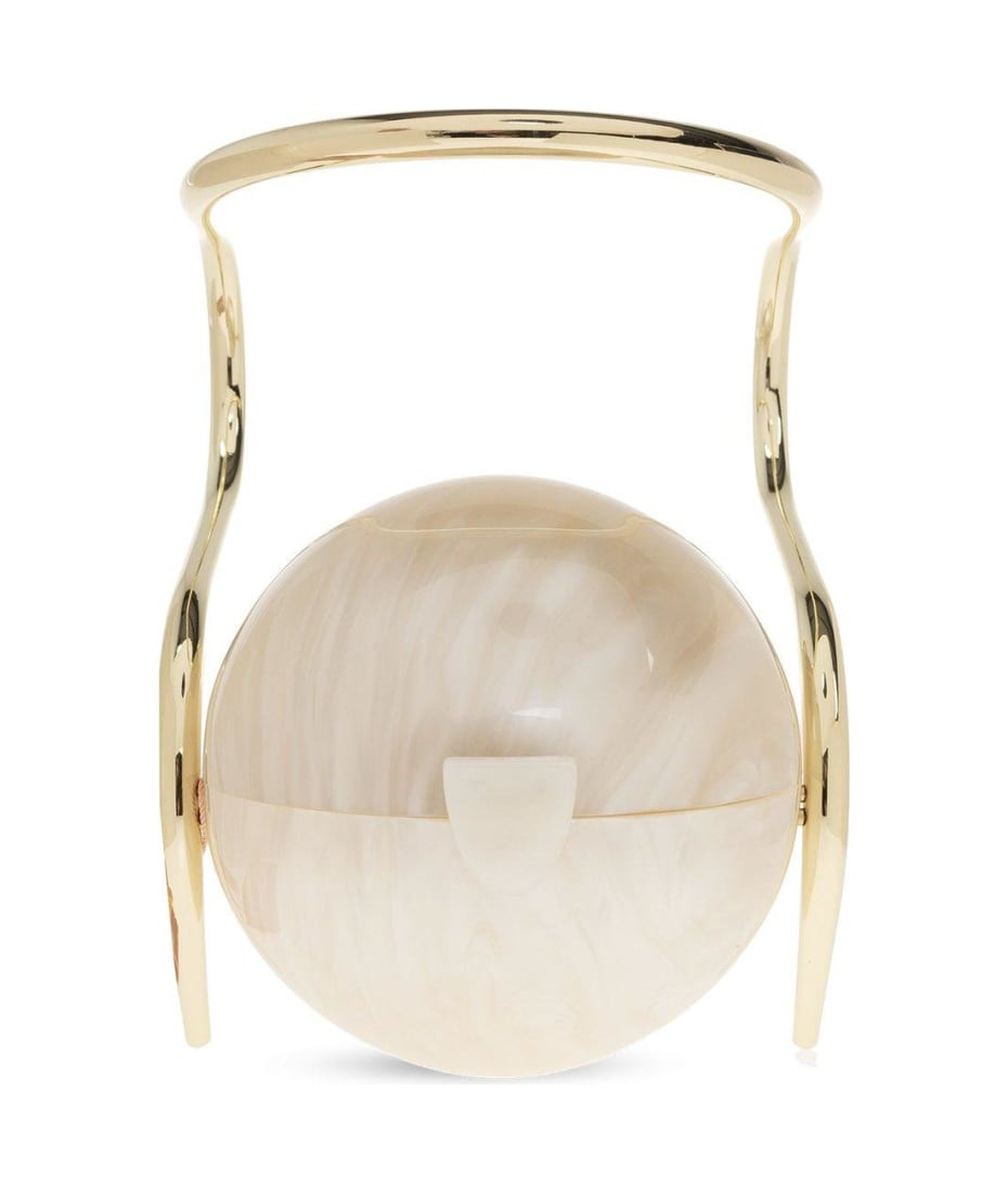 Logo Printed Top-handle Clutch Bag | Italist.com US