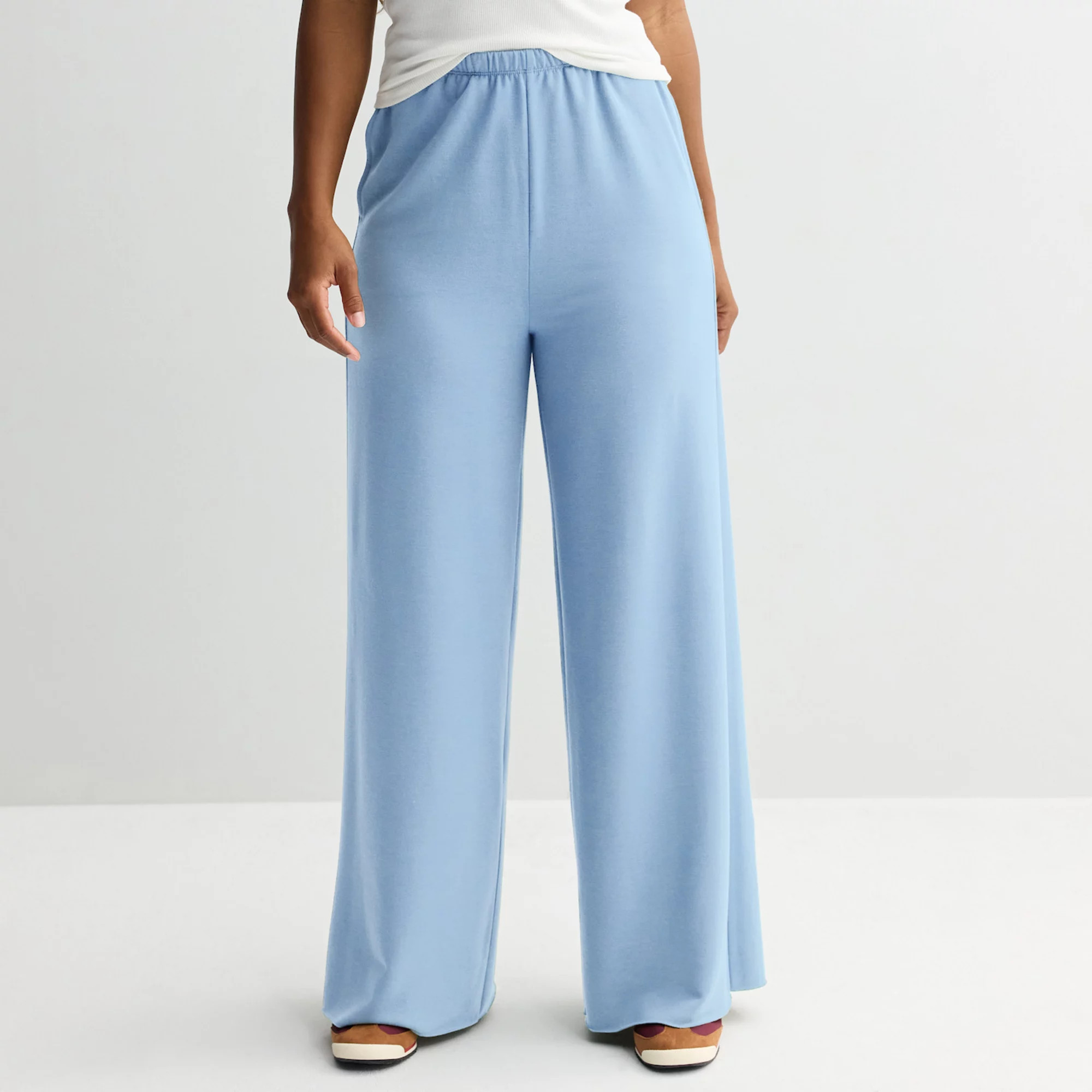 Juniors' SO® Bouncy Fleece Wide Leg Pants | Kohl's