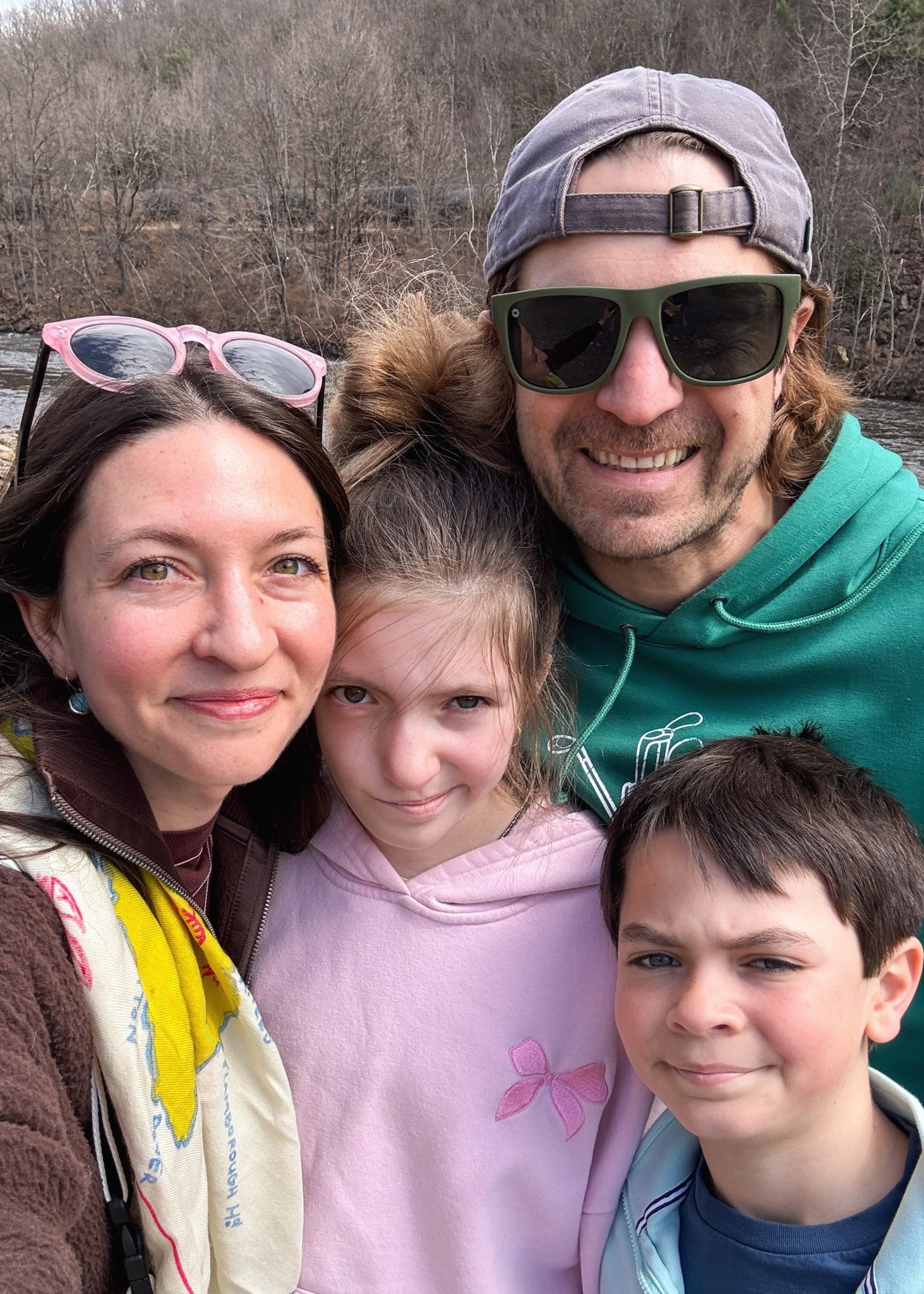 We headed up to the Poconos Mountains over spring break for a few days with Joe’s family & it was so nice! 

On our first full day we went to Jim Thorpe around lunch. It has a really pretty view of the Lehigh River & the kids loved the old train station. Then we walked around downtown, went in a few of the shops (lots were closed because we went on a Monday), had lunch at Ouros, got ice cream, & walked up the hill to see the Asa & Harry Packer mansions. Unfortunately, we couldn’t walk in either of them but it was cool to show the kids the inspiration for Disney’s Haunted Mansion! Apparently, you can also tour the Old Jail & I think that would be fun to do, too! 

Road trip, east coast, weekend trip

#LTKmomlife #LTKTravel #LTKdayinmylife