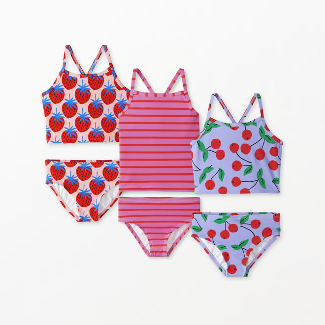 Recycled Sunblock Print Tankini Set | Hanna Andersson