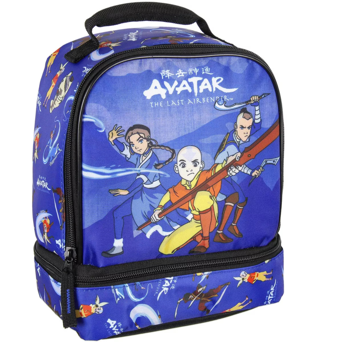 Intimo Nickelodeon Avatar The Last Airbender Character Dual Compartment Lunch Box Bag Blue | Target