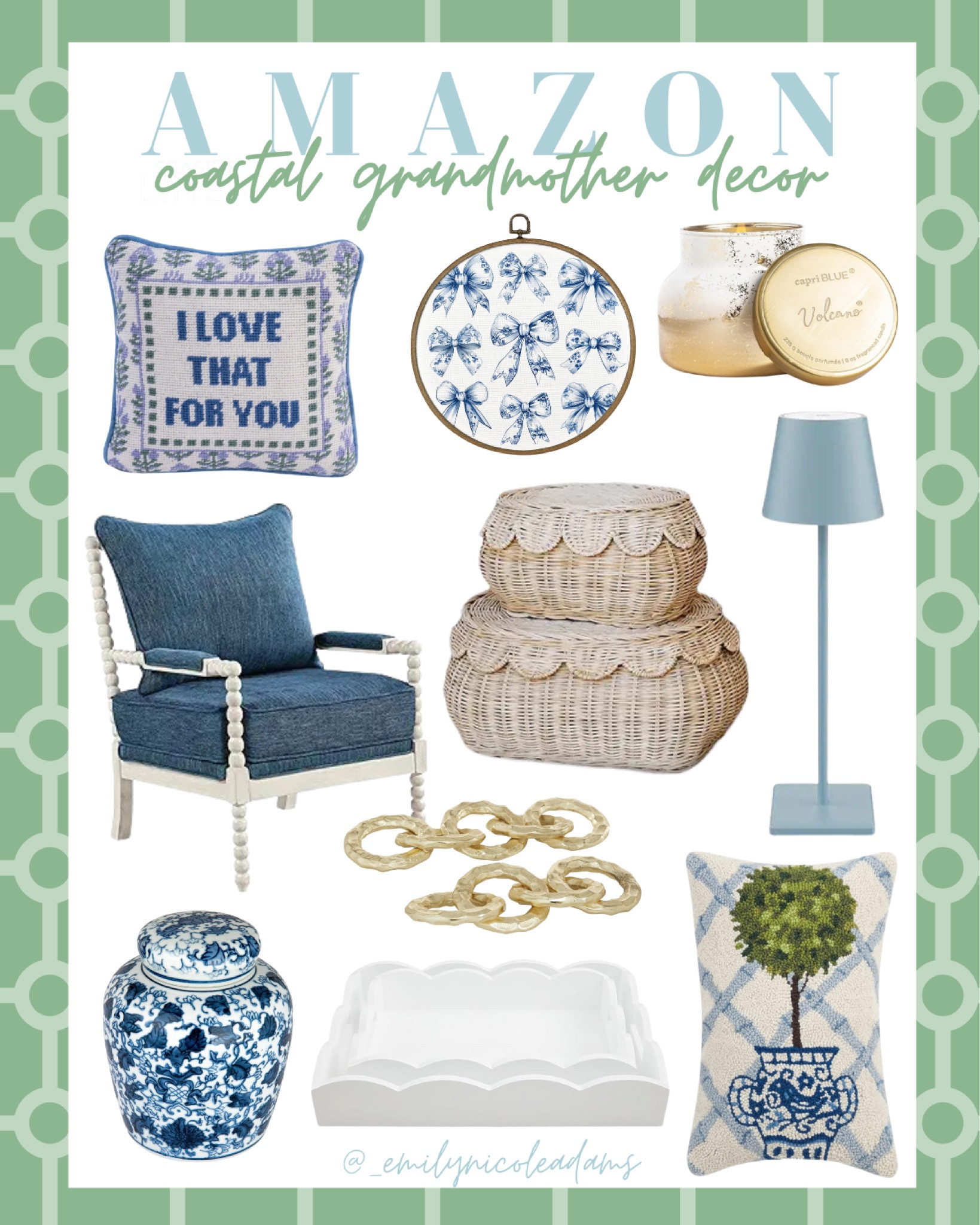 Amazon coastal grandmother favorites 🌴💙 coastal grandmother, coastal grandma, coastal decor, coastal design, coastal aesthetic, coastal home, coastal style, neutral style, preppy style, grand millennial, Amazon home finds, gold accents, affordable home trends.  

#LTKFindsUnder50 #LTKHome #LTKStyleTip