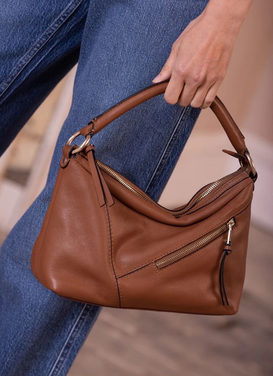 Harri Tan Leather Bag | Mint Velvet
