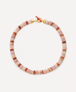 Gold-Plated Rosado Collar Bead Necklace | Liberty London (UK)