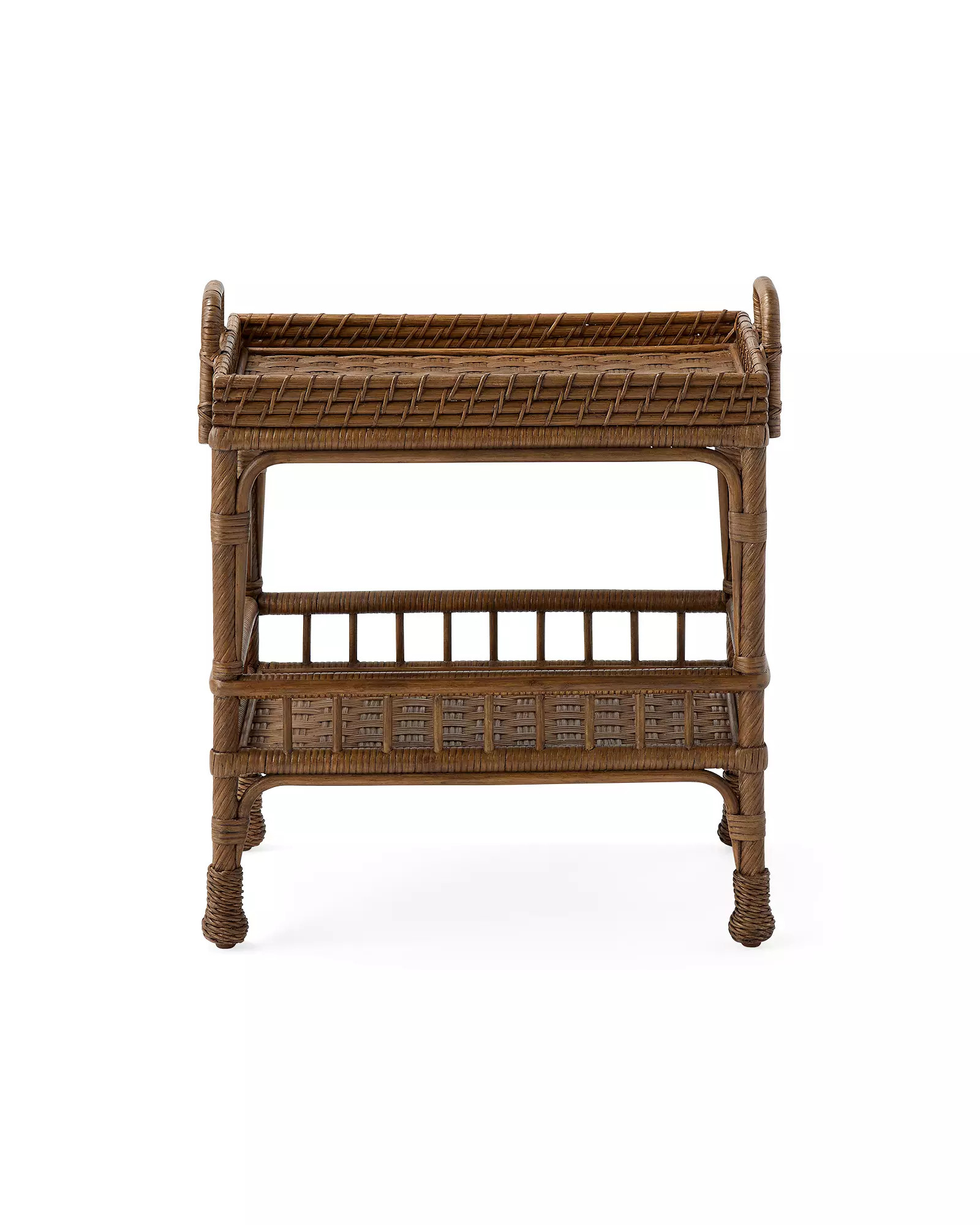 South Seas Rattan Side Table | Serena and Lily