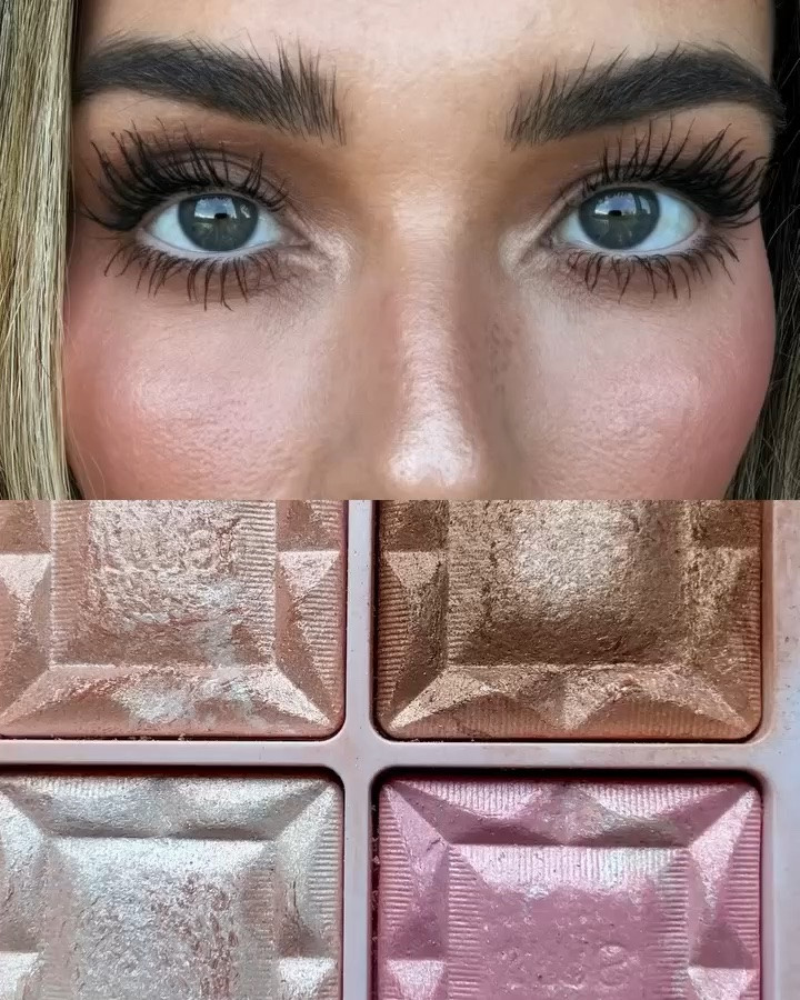 New rms redimension daily glow palette ✨ been using this the past week and especially love the bronze color as eyeshadow

Comment SHOP below to receive a DM with the link to this post on my LTK ⬇ https://liketk.it/6mNNF

Products 
@rmsbeauty redimension blush in French rose, rms daily glow palette. 
@diorbeauty jumbo matte bronzer in 20. 
@chanel.beauty eyeliner in brun agape (I love this!!) 
@lorealparis telescopic mascara & @beaubble x @therudiberry brown mascara on lower. 
@maccosmetics lip liner in whirlin. 
@patricktabeauty strawberry shortcake lip balm.

#LTKgrwm #LTKBeauty #LTKmorningroutine