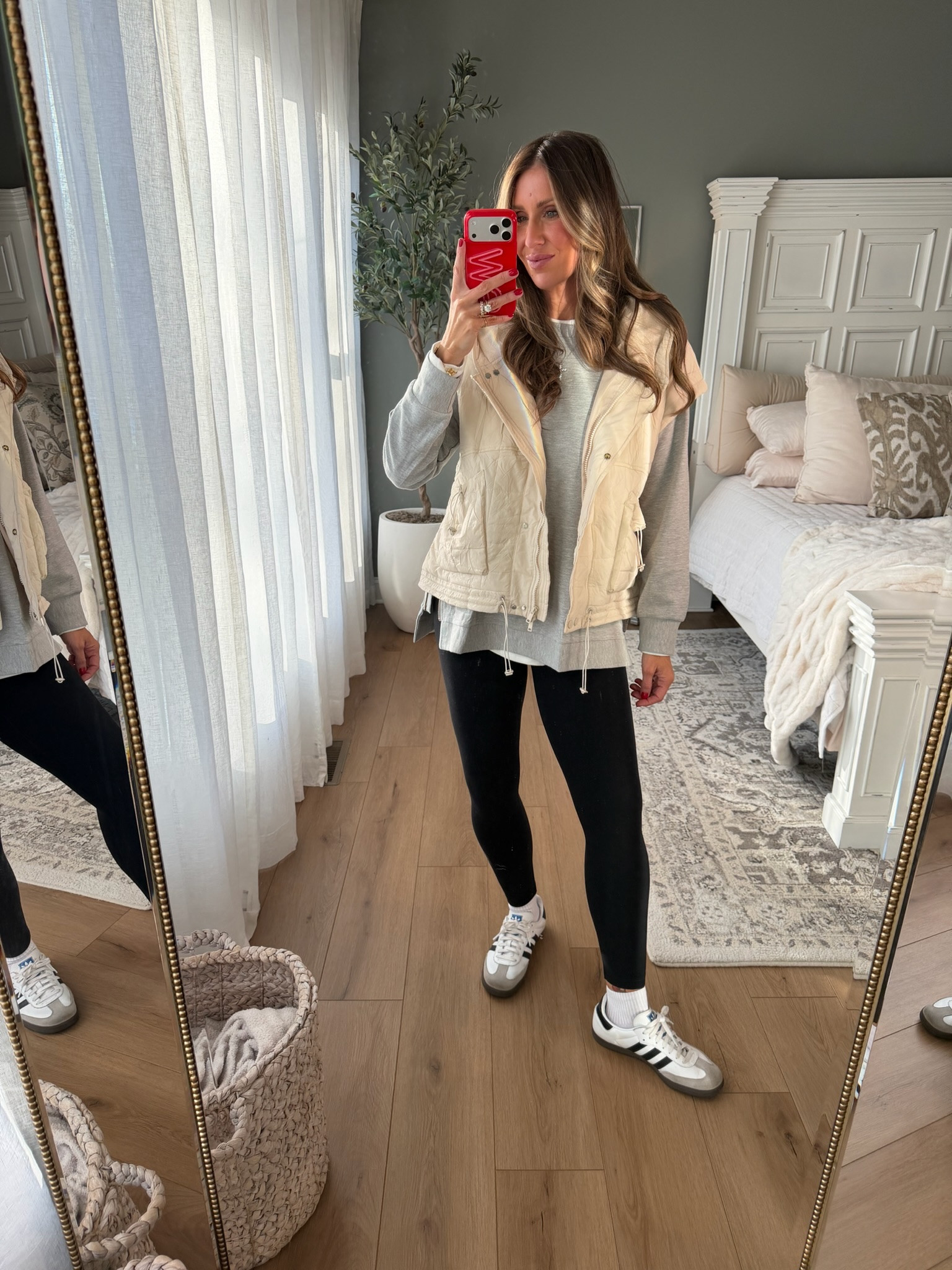 This is the perfect outfit for winter! Loving this white vest with the softest leggings. Mom approved Amazon style. Winter outfits soft cozy cute wear everyday winter wear white vest cute outfits for women mom style cute affordable finds themominstyle 

#LTKSeasonal #LTKdayinmylife #LTKmomlife