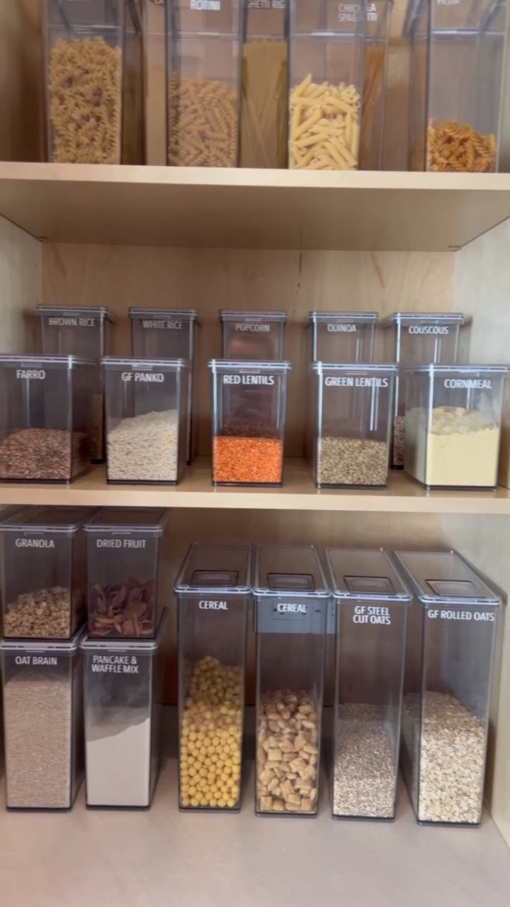 ✨Cupboard and pantry organization✨ #pantry #organization #foodstorage #kitchen #smallpantry 

#LTKhome #LTKVideo