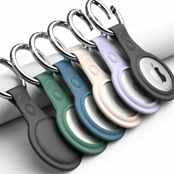 AirTag Silicone Case with Keychain, AirTags Tracker Keychain Sleeve Matte TPU Protective Shell fo... | Walmart (US)