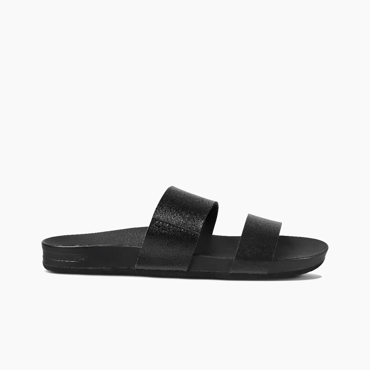 Women's Cushion Vista Slides in Black | REEF® | Reef