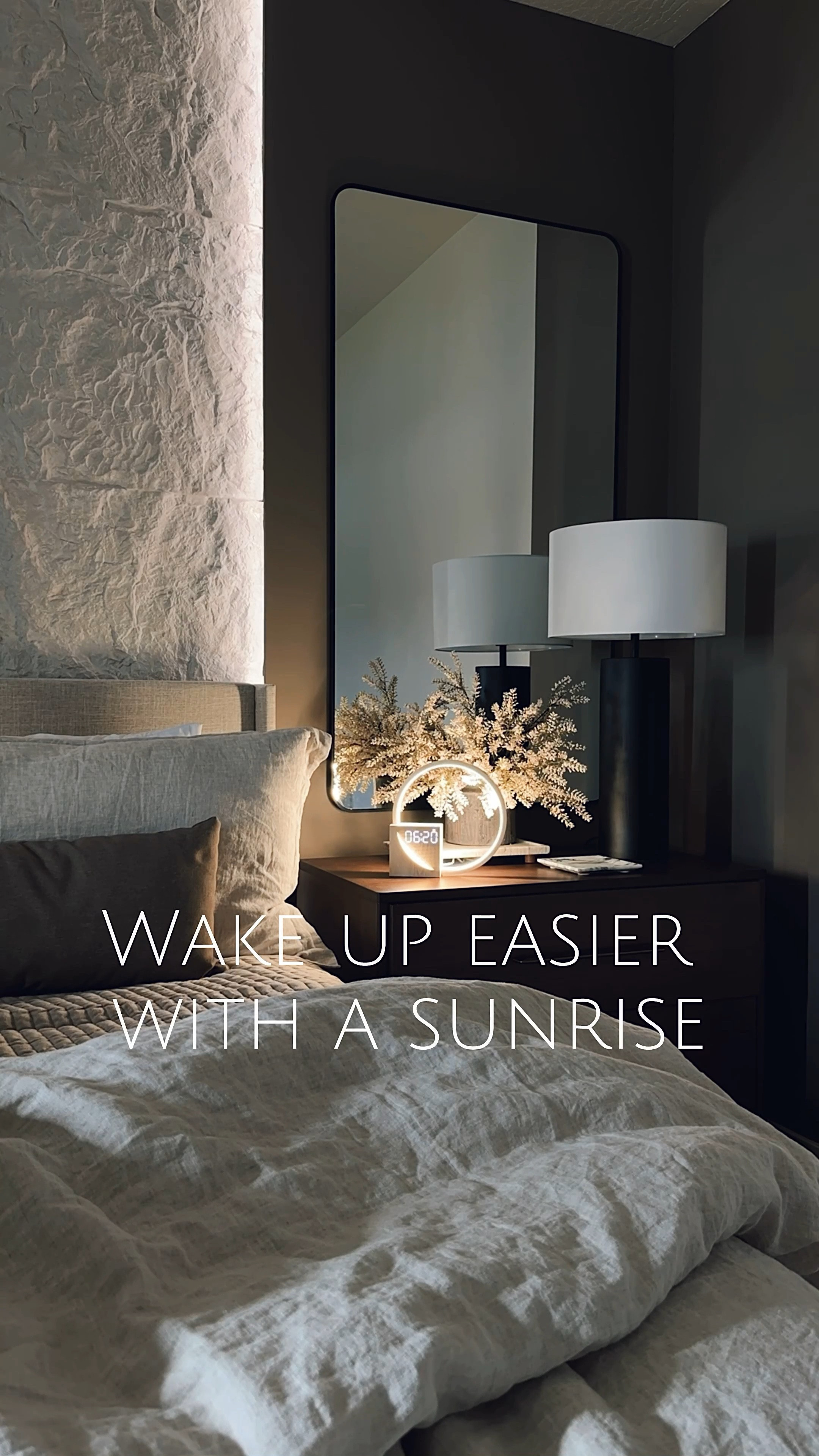 DAYLIGHT SAVINGS hack
Get ahead of daylight savings with a natural wake-up routine. 

I’ve been using this sunrise alarm clock for a couple weeks now and it has made waking up so much easier.  It gradually brightens like the rising sun, helping you wake up feeling refreshed and ready for the day. 



Sunrise alarm, Daylight savings prep, Gradual light alarm, Wake up refreshed, Morning routine, Bedroom Inspiration, modern Home

#DaylightSavings #MorningRoutine  #SunriseAlarm  #MorningHacks #neutalhome #bedroominspo #modernhome #accentwall

#LTKHome #LTKStyleTip #LTKFindsUnder50