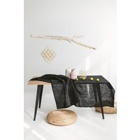 Black Linen Tablecloth For Modern Wedding, Farmhouse, Holiday. Square Dining Table Cloth Christmas, Halloween. New Home, Host, Fall Gift | Etsy (US)