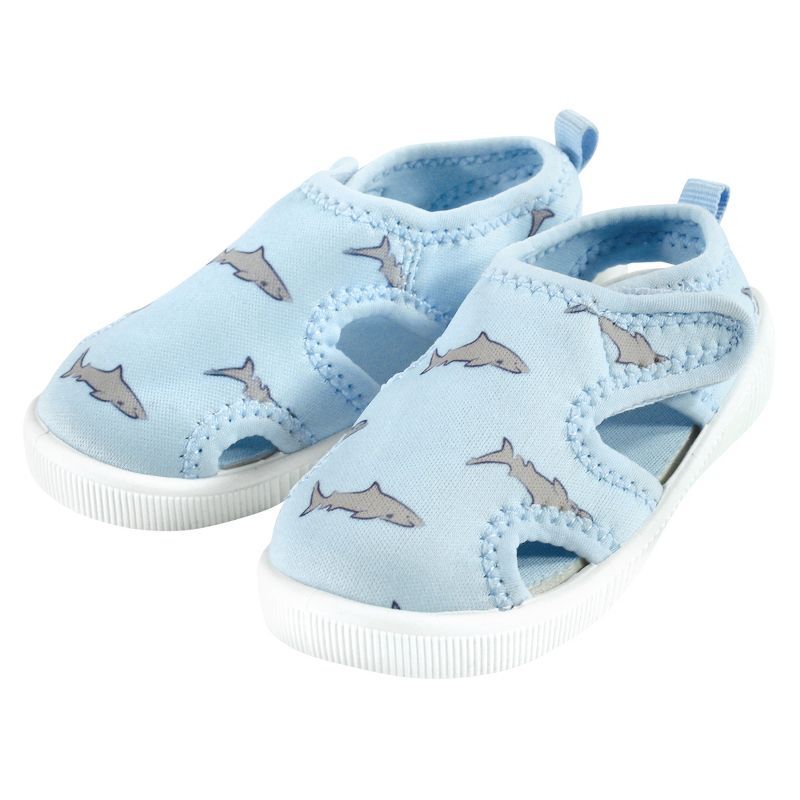 Hudson Baby Infant, Toddler and Kids Boy Sandal and Water Shoe, Blue Shark | Target