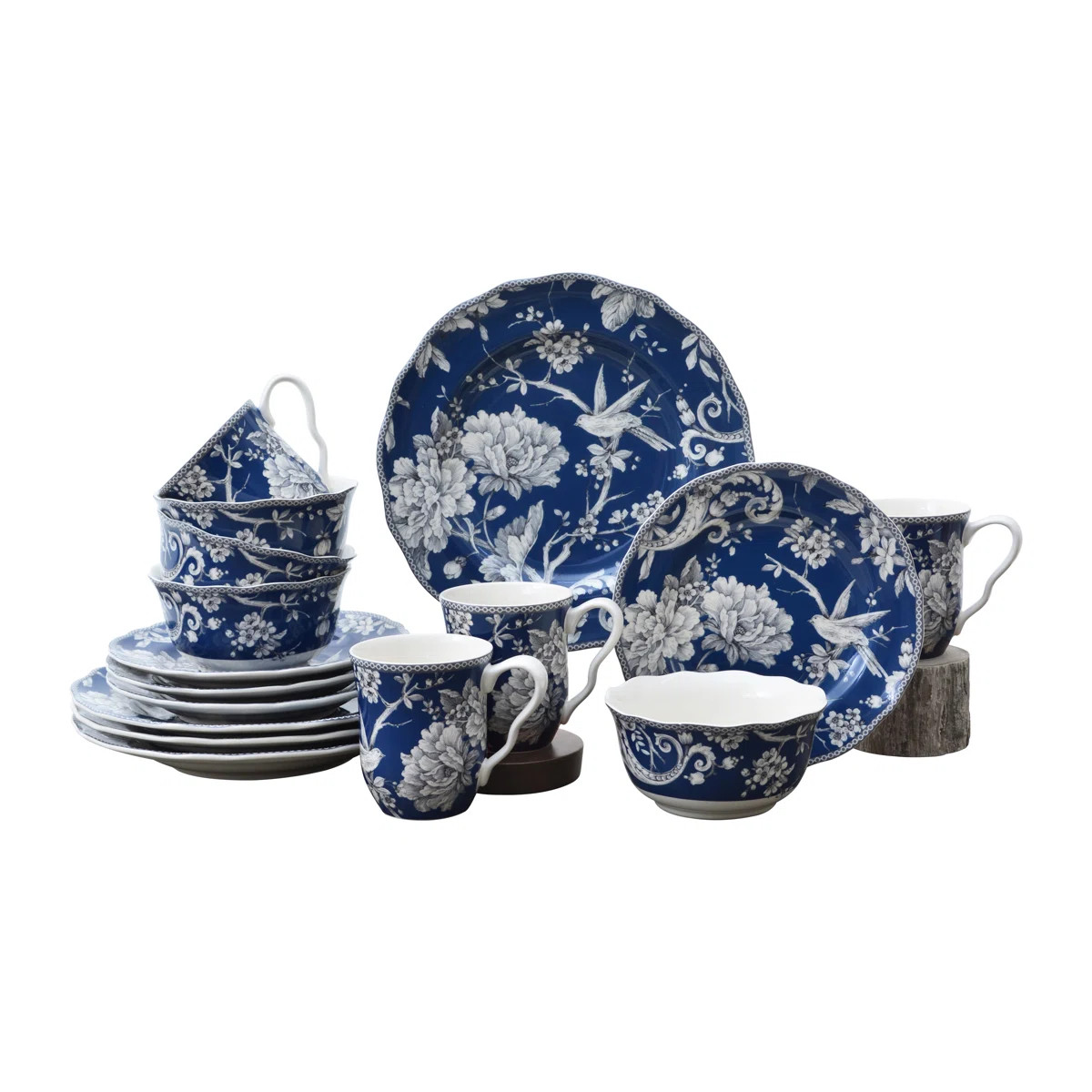 Adelaide 16 Piece Dinnerware Set, Service for 4 | Birch Lane