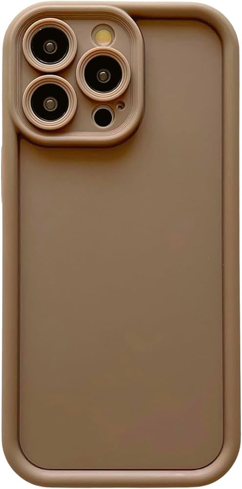 LIFCIUSO for iPhone 15 Pro Max Case, Solid Color Aesthetic Phone Case for Women Girl, Silicone Cu... | Amazon (US)