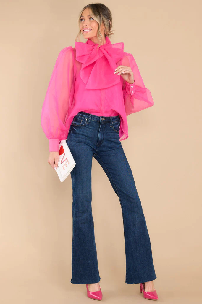 Patience Is Power Hot Pink Top | Red Dress 