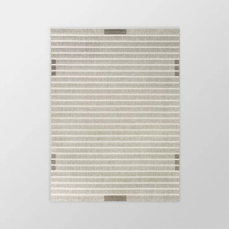 7' x 10' Uniform Stripe Outdoor Rug Cream - Project 62™ | Target