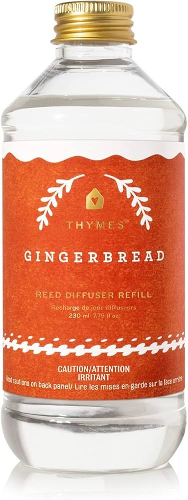 Thymes Diffuser Oil Refill - Scented Oil for Reed Diffuser - Flameless Home Fragrance - Gingerbre... | Amazon (US)