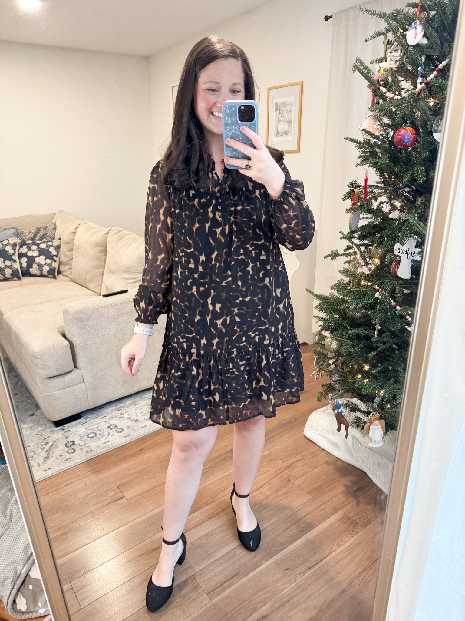 Winter dress from Walmart 