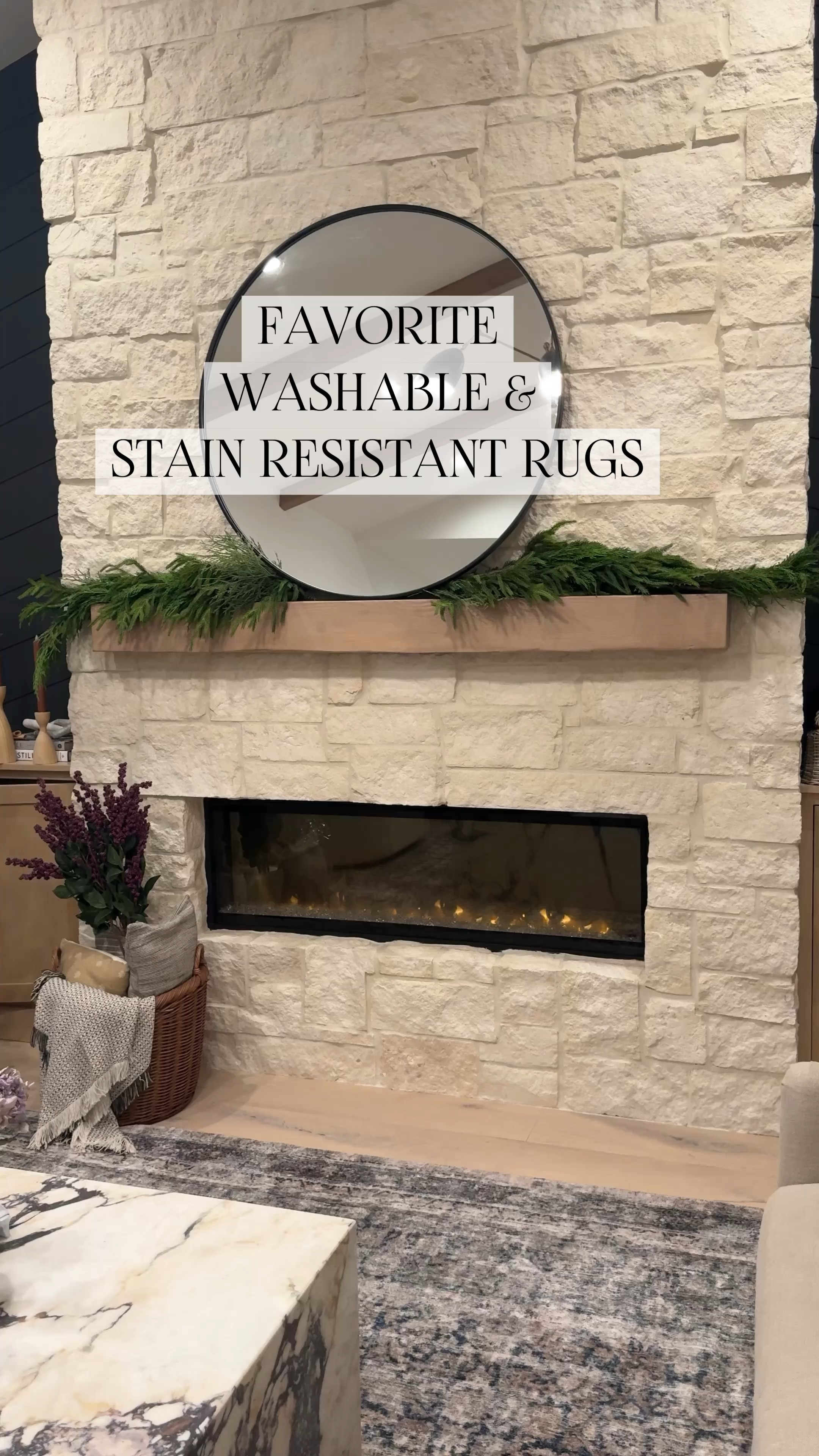 Sharing my favorite washable and stain resistant rugs which are on major sale! The first one is the Morgan navy sand. Second Rug is the Sun ink and the third Rug is the Lorelei. All these rugs are great for kids and pets. Once you use washable and stain resistant rugs, you never go back.

@wayfair #wayfair #wayfairpartner #OnlyAtWayfair

Rectangle, black mirror, round, black mirror, brass hardware, Wood console table, brass faucet medicine cabinet marble tile, white tub, travertine floor, tile, wood vanity, vase baskets Glass brass sconces Christmas holiday green garland, Christmas table, top trees


#LTKSaleAlert #LTKHome #LTKFindsUnder100