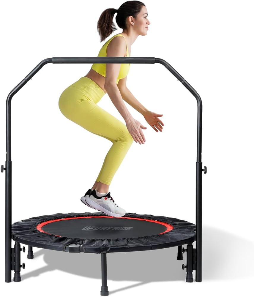 40"/48" Mini Foldable Trampoline for Adults 450/600 LB Weight Capacity Rebounder Trampoline with ... | Amazon (US)