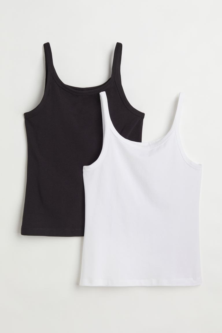 2-pack Cotton Camis | H&M (AU)