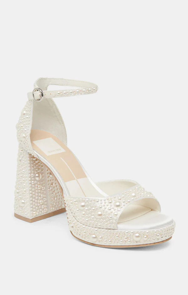 Dolce Vita Pandro Pearl Heel ~ True White | Show Me Your Mumu