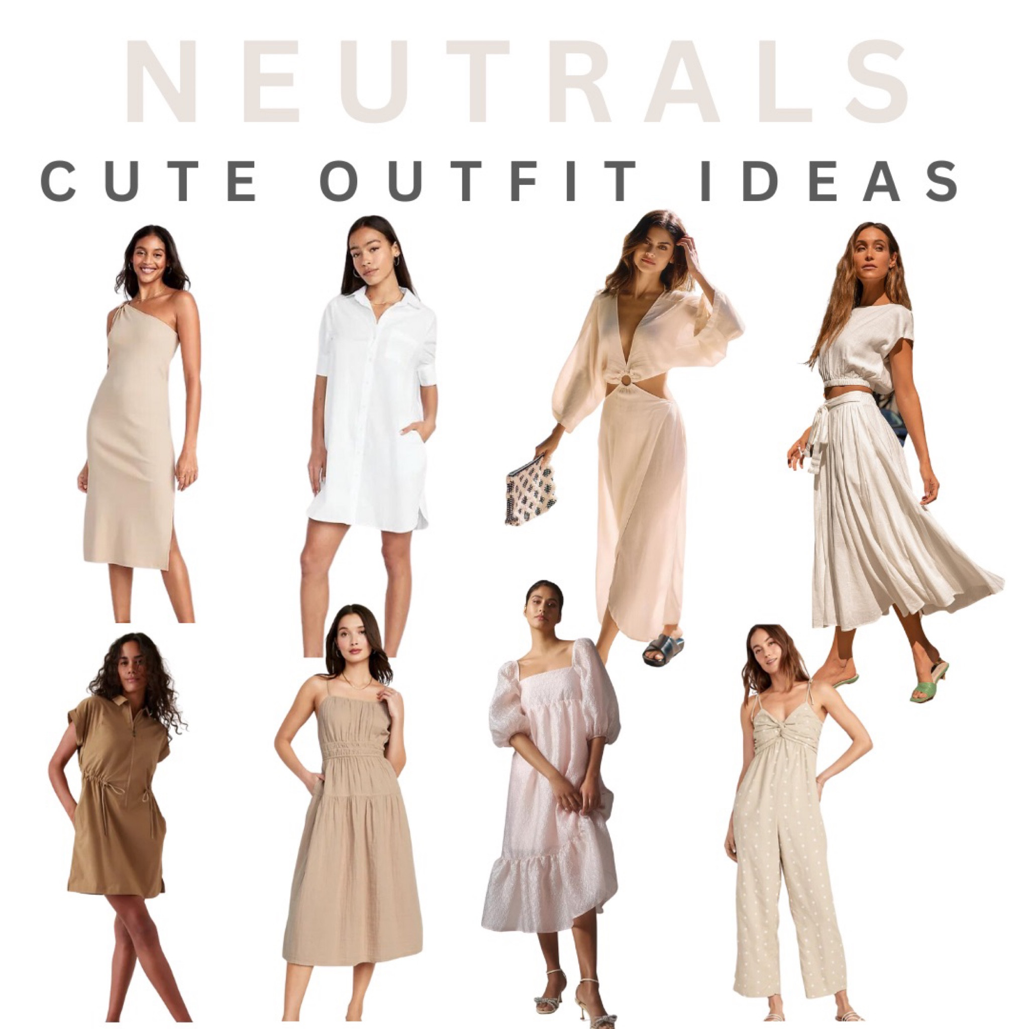 Neutrals
Neutral outfit ideas 
Neutral cute outfits 
Anthropologie 
Lulus
Cute summer dresses 
Summer outfit 
Mother’s Day outfit 
Brunch outfit

#LTKFind #LTKstyletip #LTKunder50