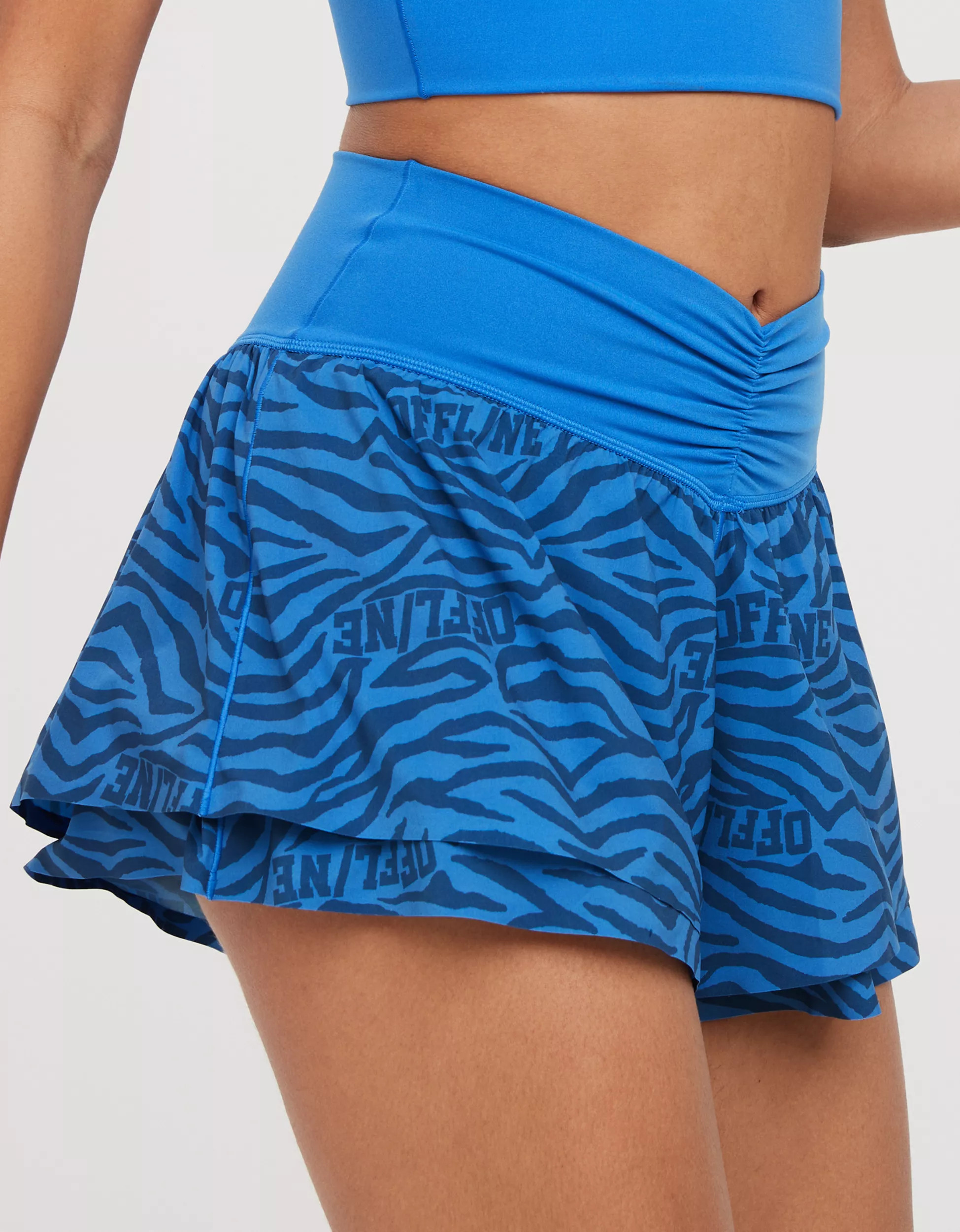 OFFLINE By Aerie Real Me Ruched Flowy Short | Aerie
