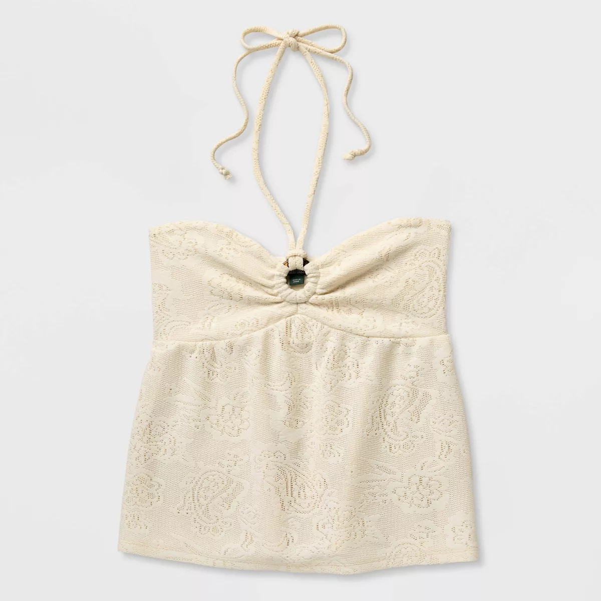 Women's Babydoll Lace Tank Top - Wild Fable\u2122 Cream XXS | Target