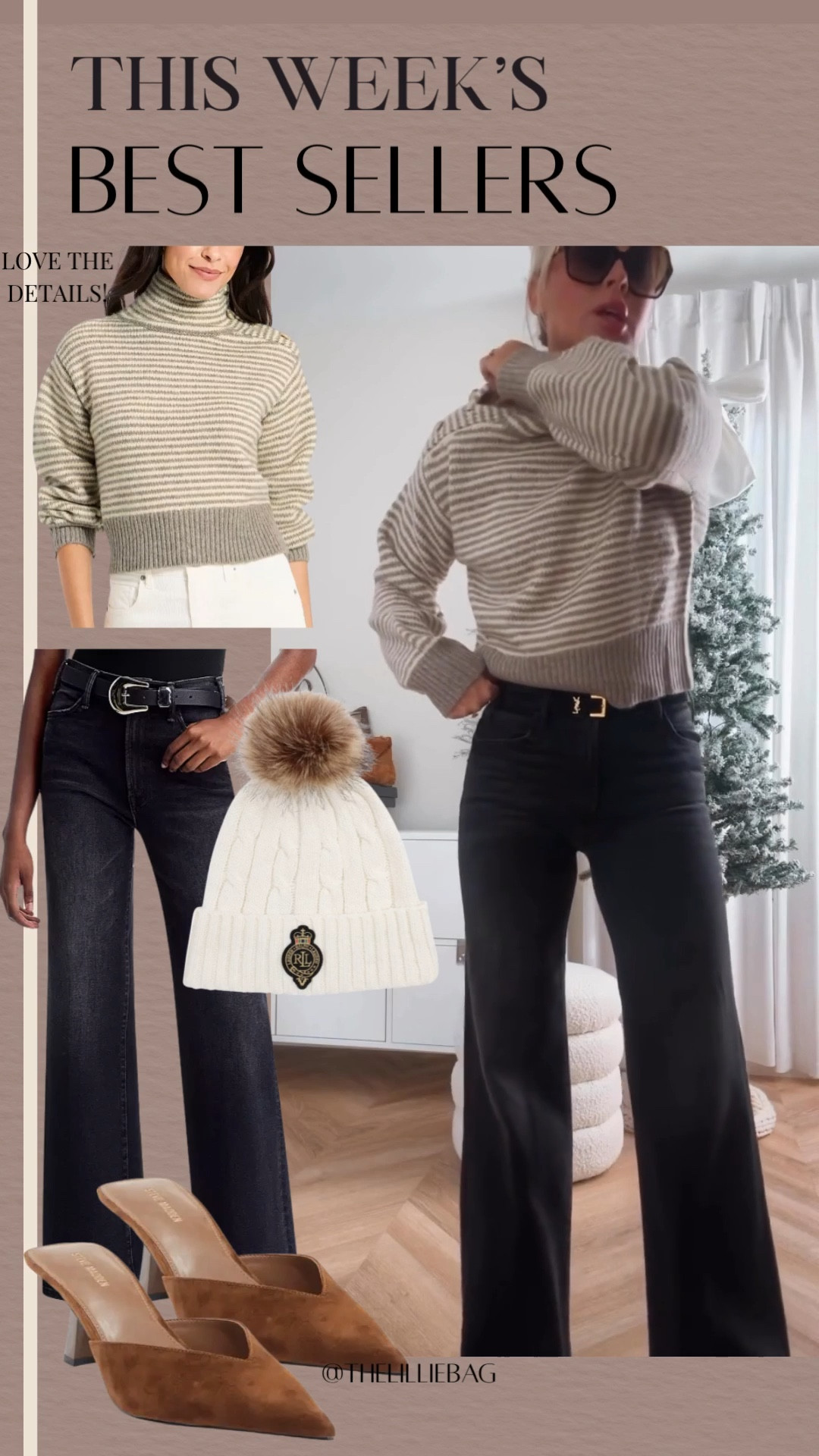 Best seller mock neck sweater and hat! 

Buttons up by the neck — such a fun detail. Wear it to work, for Thanksgiving, or any cozy occasion. This turtleneck is so versatile!

Sweater. Jeans. Denim. Thanksgiving outfit. 

#LTKootd #LTKFindsUnder50 #LTKHoliday
