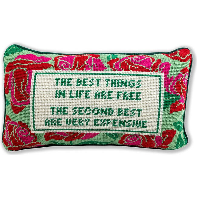 Expensive Needlepoint Pillow | Maisonette