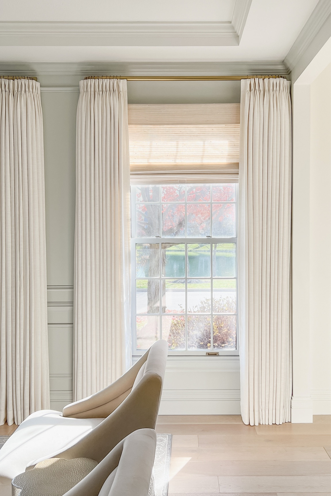 Curtain details:
Liz polyester linen
Ivory white
Triple pleated header
Room darkening liner
memory training
My curtain measurements 97”L x 75”W

Roman Shade:
Marble white
Outside mount
Room darkening liner

Use code: MICHELLE15 for 15% off your order for the month of November!

Curtains, window treatments, home decor, drapery, pinch pleat curtains, pinch pleat drapery, Amazon curtains, window coverings

#LTKhome #LTKHolidaySale #LTKHoliday