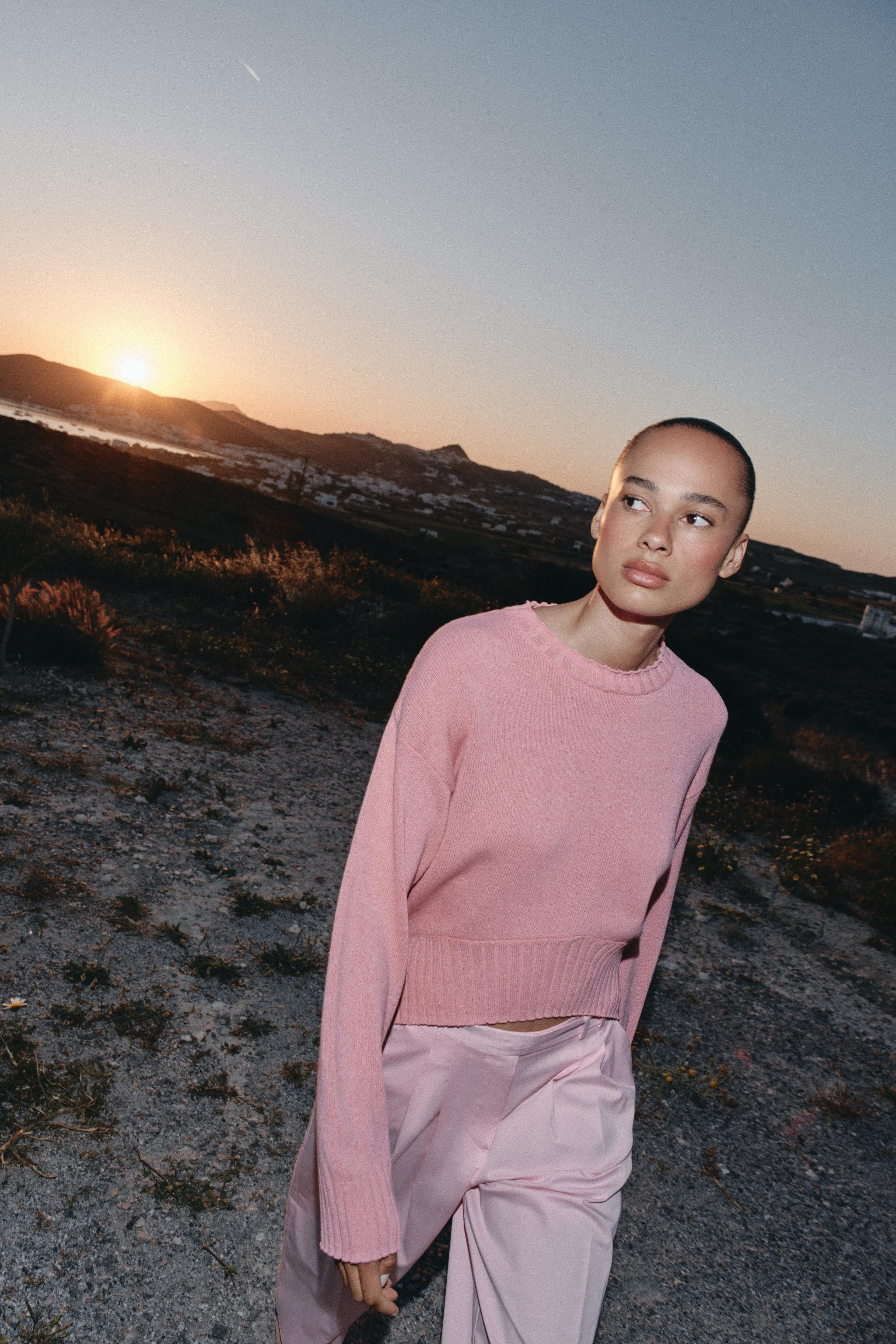 ASYMMETRIC HEM KNIT JUMPER | Zara UK