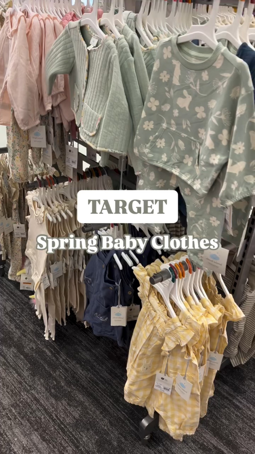 Spring is here at @target! Toddler and baby clothes are currently 25% off this week. Loving this Spring collection from @cloudislandbytarget. The perfect pieces for Easter and warmer weather☀️🌷

#target #springstyle #targetbabydeals #babyclothes #salealert #targetstyle