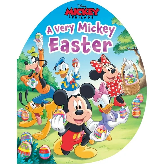 Shaped Board Books Disney Mickey & Friends: A Very Mickey Easter (Board Book) | Walmart (US)