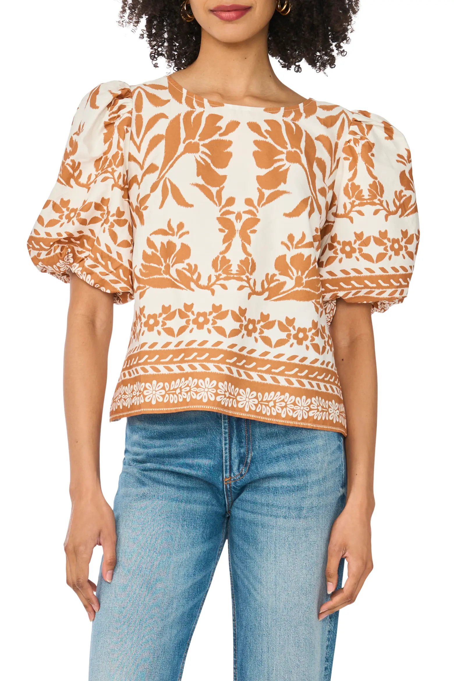 Bubble Sleeve Tie Back Top (Women) | Nordstromrack | Nordstrom Rack