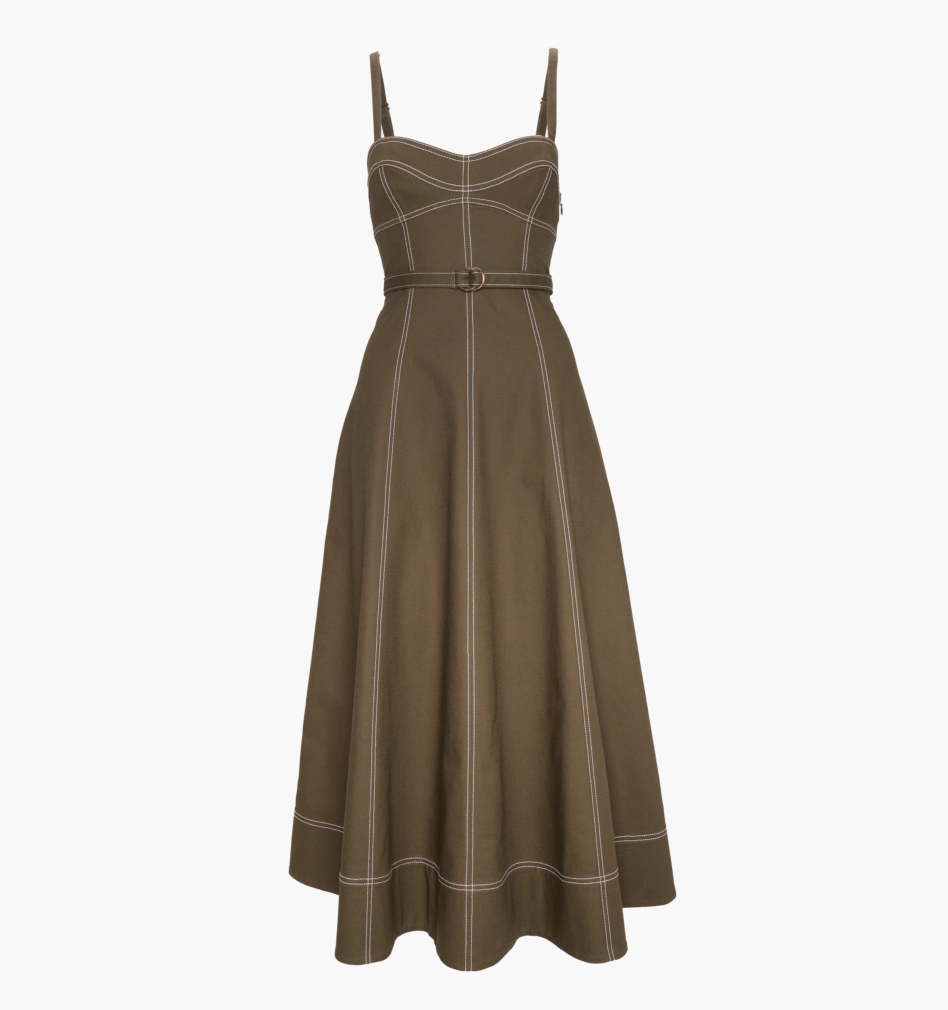 The Fiona Dress | Chocolate Twill / M | Cotton | Hill House Home | Hill House Home US