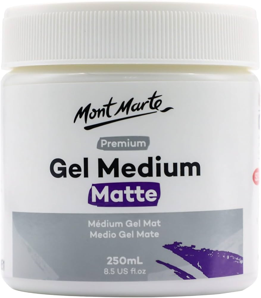 Mont Marte Premium Gel Medium - Matte 250ml - MAMD0015 | Amazon (US)