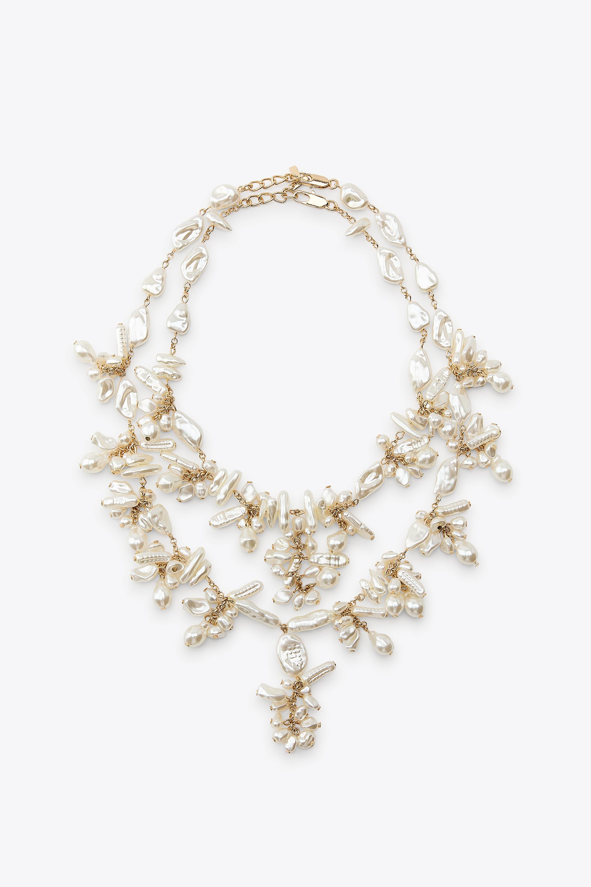 2-PACK OF PEARL NECKLACES | Zara US