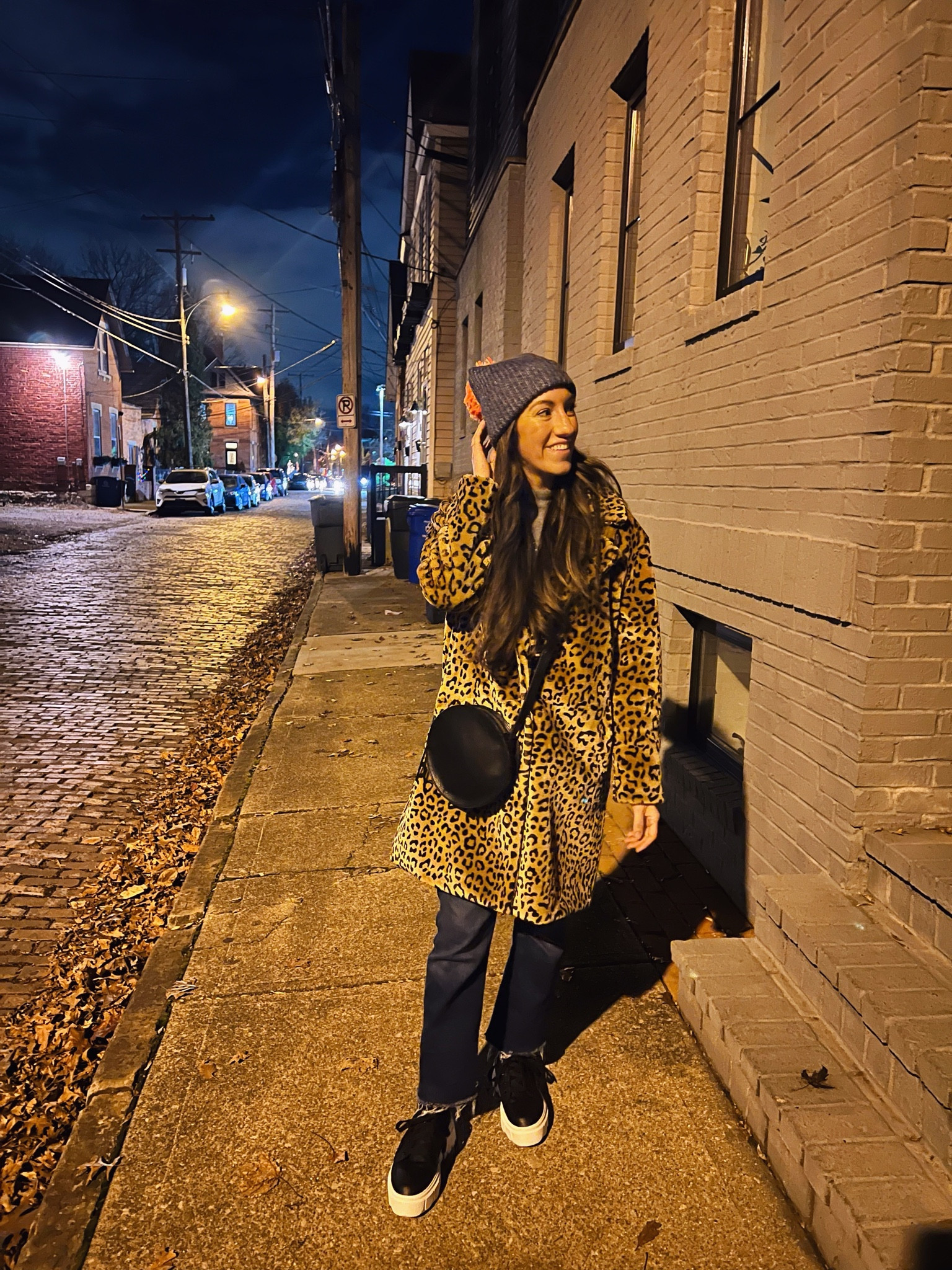 not pulling a mob wife. just a girl who likes animal print. 🐆 

winter outfit
winter look
leopard print
sorel sneakers
mother denim

#LTKshoecrush