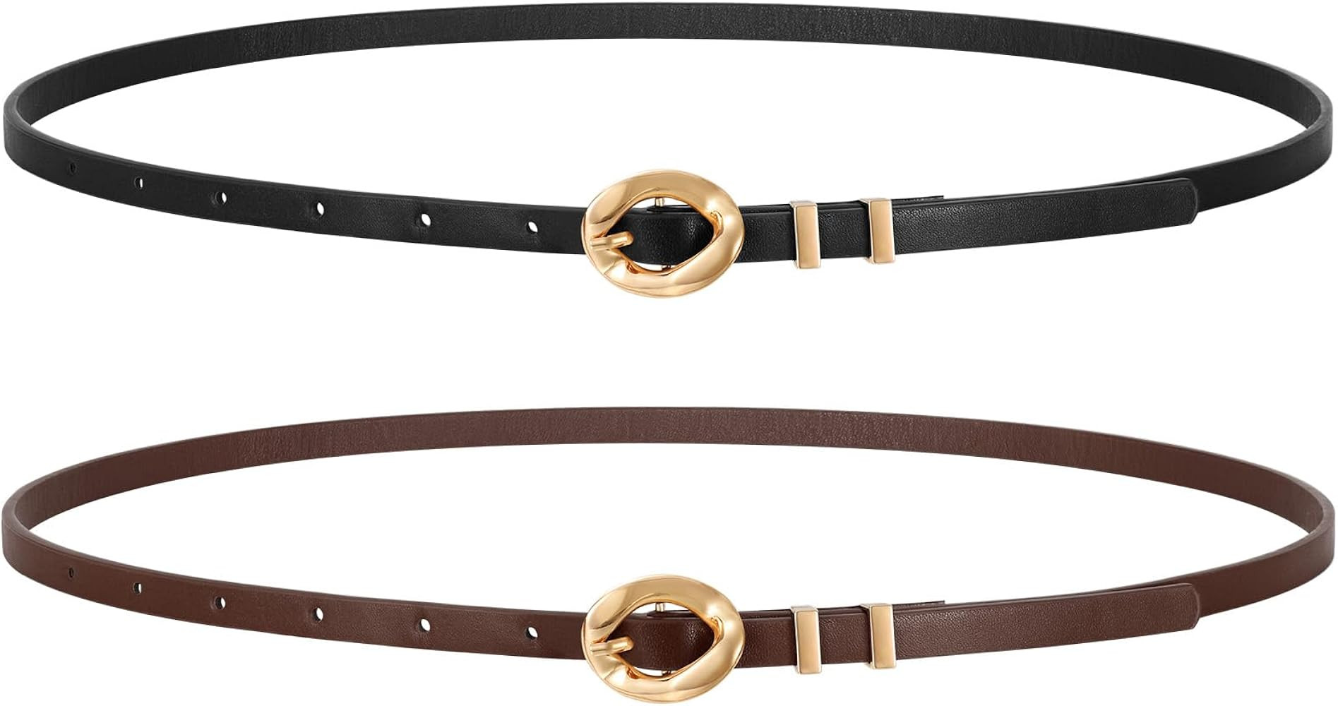 WERFORU Women Skinny Belt | Amazon (US)