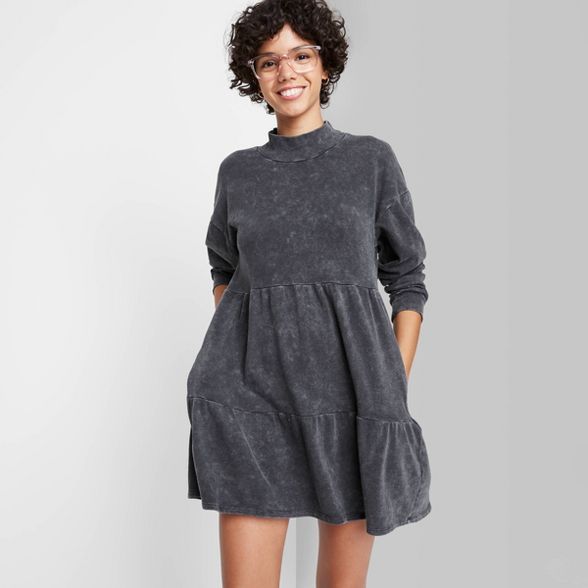 Women's Long Sleeve Sweatshirt Dress - Wild Fable™ | Target