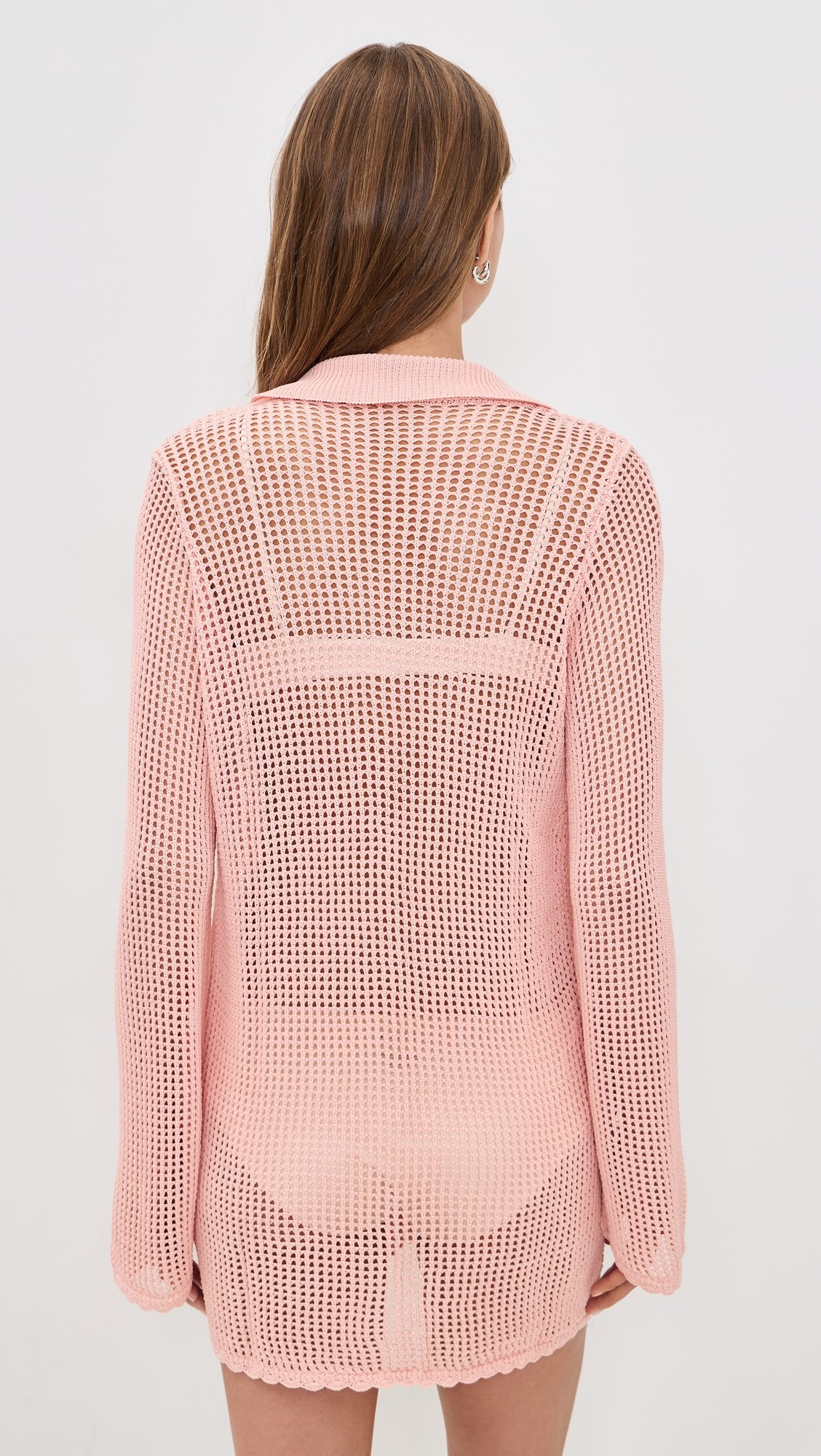 Crochet Button Up Coverup | Shopbop