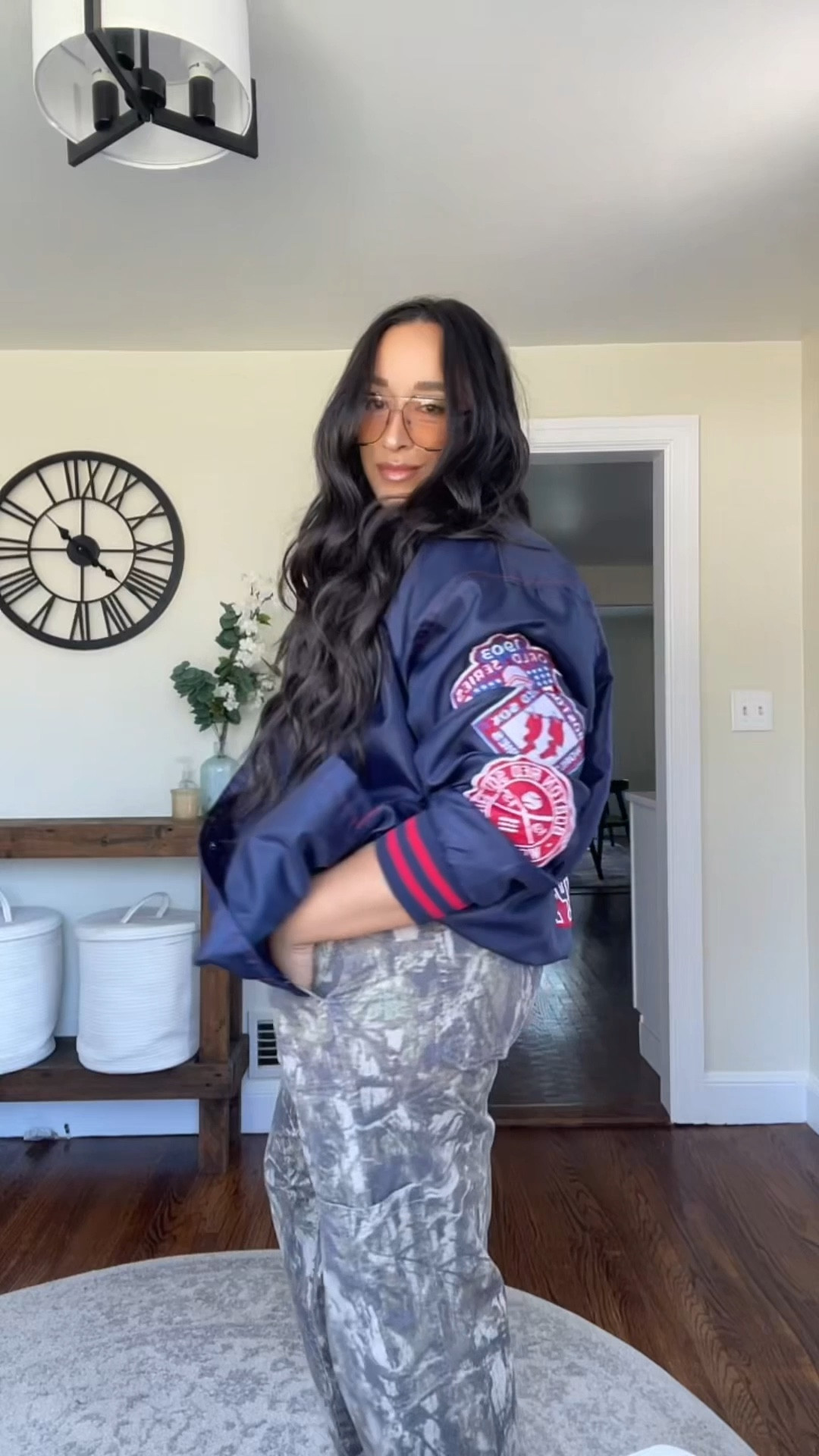 Game day OOTD ⚾️ 

Jacket was a thrift find.
Shirt - TTS
Pants - sized up one for more of an oversized fit
Shoes - TTS

#LTKTall #LTKStyleTip #LTKFallSale