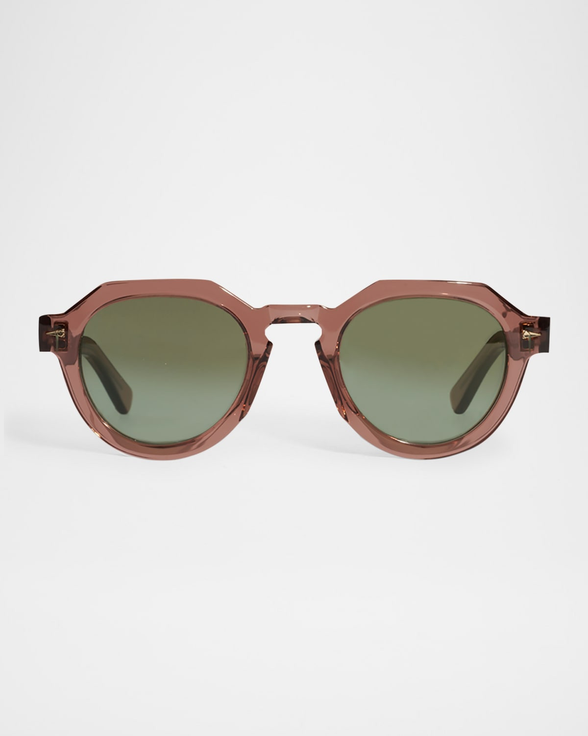 Grenelle Acetate & Nylon Round Sunglasses | Neiman Marcus