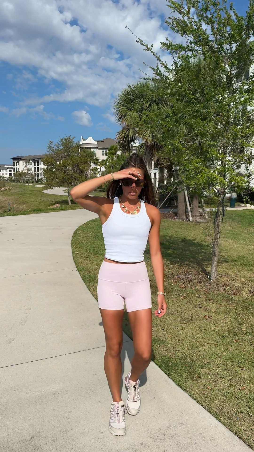 Wearing a small in the tank and a 4 in the shorts! And I’m loving my new Salomon’s so far! 

#LTKmorningroutine #LTKootd #LTKfitnessgoals