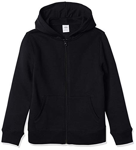 Amazon Essentials Hoodies - Boys' Black Zip-Up Sweatshirt, Small, Fleece | Amazon (US)